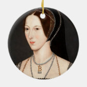 Anne Boleyn Tudor Queen Hever Castle Keramik Ornament (Hinten)