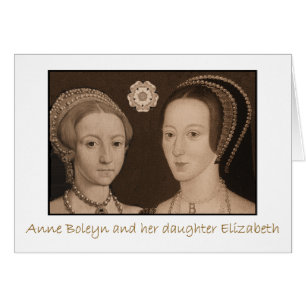 Anne Boleyn und ihre Tochter Elizabeth