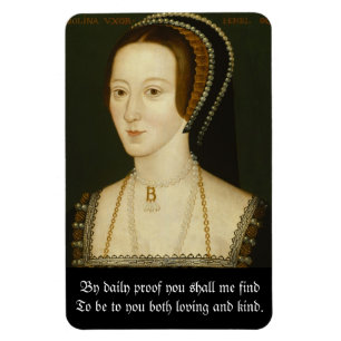 Anne Boleyn Zitat Magnet