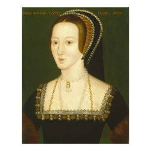 Anne Boleyn Zweite Ehefrau Henry VIII Portrait Fotodruck