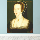 Anne Boleyn Zweite Ehefrau Henry VIII Portrait Leinwanddruck (Insitu (Holzboden))