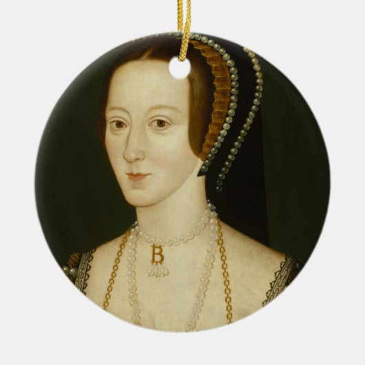 Anne- Boleynverzierung Keramikornament (Vorne)