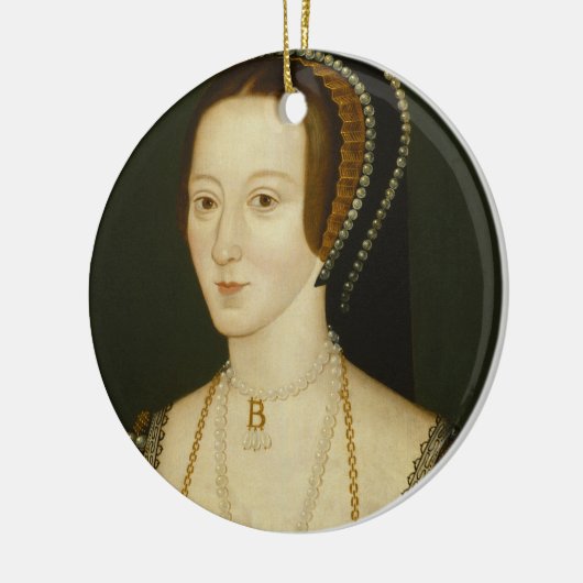 Anne- Boleynverzierung Keramikornament (Links)