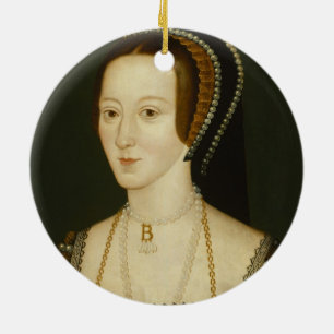 Anne- Boleynverzierung Keramikornament