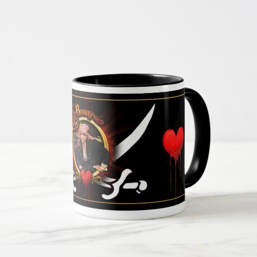 Anne Bonny Pirate Coffee Tasse (VorderseiteRechts)