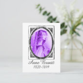 Anne Brontë Postkarte (Stehend Vorderseite)