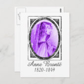 Anne Brontë Postkarte (Vorne/Hinten)