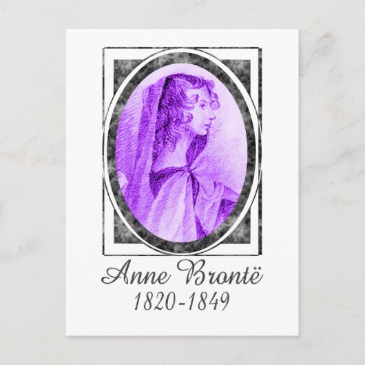 Anne Brontë Postkarte (Vorderseite)