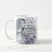 Anne Bronte zitiert mein Soul ist erwacht Kaffeetasse (Links)