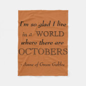 Anne der grünen Giebel-Fall-Fleece-Decke Fleecedecke (Vorderseite)