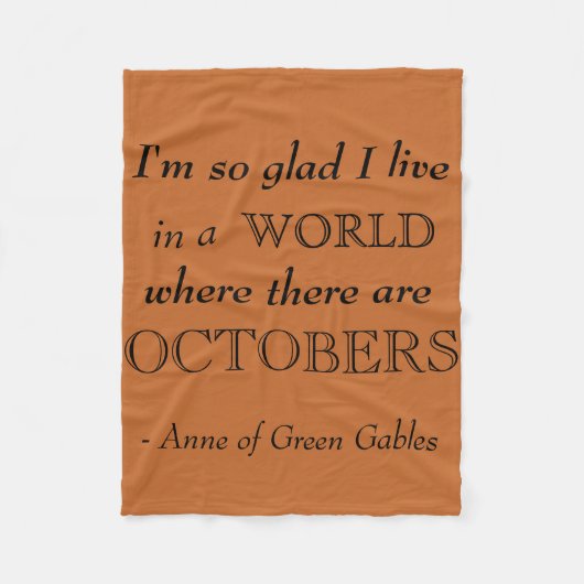 Anne der grünen Giebel-Fall-Fleece-Decke Fleecedecke (Vorderseite)