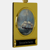 Anne Emilie 1848 Banner-Ornament Gold (Rechts)