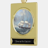 Anne Emilie 1848 Banner-Ornament Gold (Links)