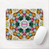ANNE ~ Farbige Gemische Muster ~ Personalisiert Mousepad (Mit Mouse)