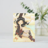 Anne - Feenpirate-Fantasiekarte Postkarte (Stehend Vorderseite)