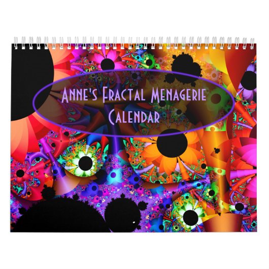 Anne Fraktal-Menagerie-Kalender Kalender (Titelbild)