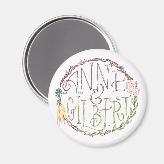 Anne & Gilbert Magnet (Vorderseite/Rückseite)