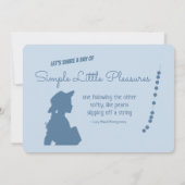 Anne Green Gables Einfache Genüsse CC1087 Geburtst Einladung (Rückseite)