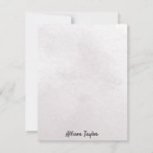 Anne-Green-Gables-Individuelle Name-Flachbildschir Mitteilungskarte (Rückseite)