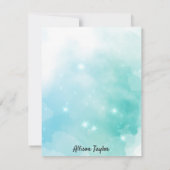 Anne-Green-Gables-Individuelle Name-Flachbildschir Mitteilungskarte (Rückseite)