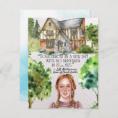 Anne-Green-Gables-Individuelle Name-Flachbildschir Mitteilungskarte (Vorne/Hinten)
