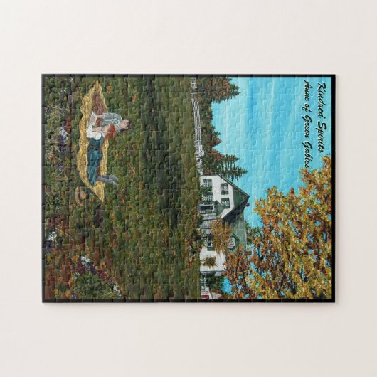 Anne grünen Giebel-" verwandter Geist" 11x14 Puzzle (Horizontal)