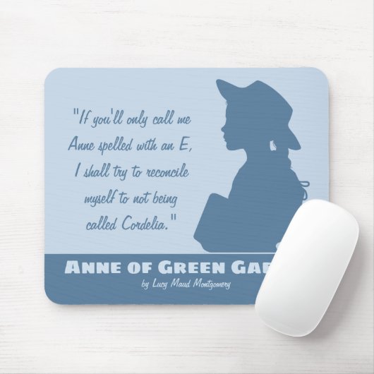 Anne grüner Giebel-Montgomery-Zitate Mousepad (Mit Mouse)