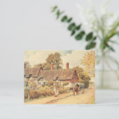 Anne Hathaway Hütte III, Stratford-upon-Avon Postkarte (Stehend Vorderseite)