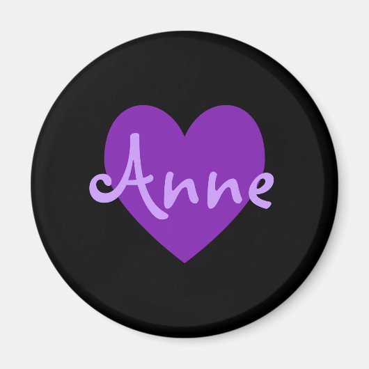 Anne in Lila Magnet (Vorne)