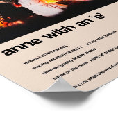 Anne mit E - Alternativabdeckung Minimalistisch Poster (Ecke)