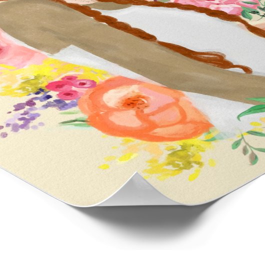 Anne mit einem E Poster (Ecke)