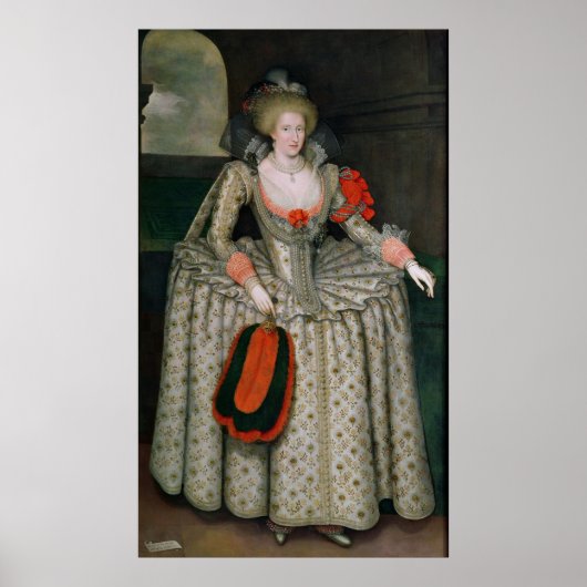 Anne of Denmark, c.1605-10 Poster (Vorne)