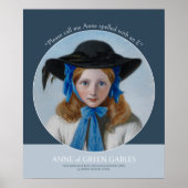 Anne of Green Gables CC0391 Montgomery zitiert Poster (Vorne)