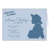 Anne of Green Gables CC1086 Einladung zum Geburtst (Vorderseite (Horizontal))