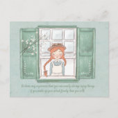 Anne of Green Gables Enjoy Things Postcard Postkarte (Vorderseite)