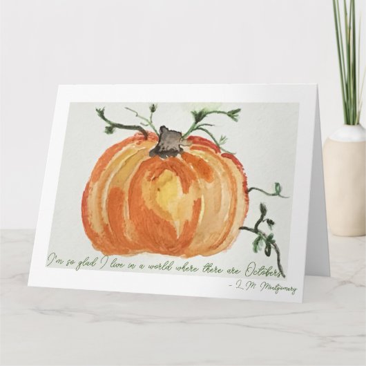 Anne of Green Gables Folded Greeting Card Karte (Vorderseite)