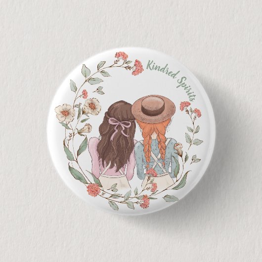 Anne of Green Gables Kindred Spirit Pin Button (Vorderseite)