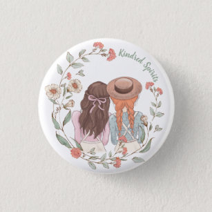 Anne of Green Gables Kindred Spirit Pin Button