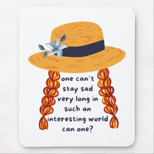 Anne Of Green Gables Shirley Book Quote Mousepad