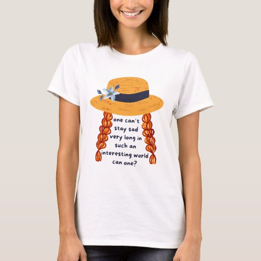 Anne Of Green Gables Shirley Book Quote T-Shirt (Vorderseite)