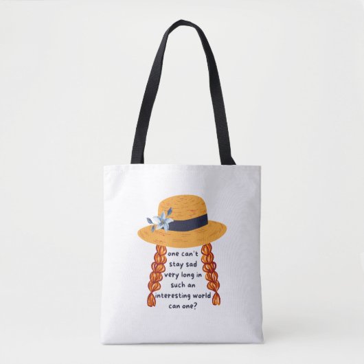 Anne Of Green Gables Shirley Book Quote Tasche (Vorderseite)