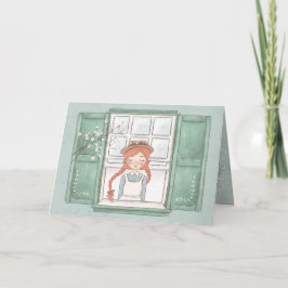 Anne of Green Gables Thinking Your Greeting Card Karte