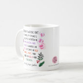 Anne of Green Gables Zitat farbenfroh handGezeichn Kaffeetasse (Vorderseite Links)