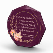 Anne of Green Gables Zitat I - Niedlicher Stil Fotoblock (Rechts)