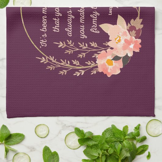 Anne of Green Gables Zitat I - Niedlicher Stil Geschirrtuch (Gefaltet)