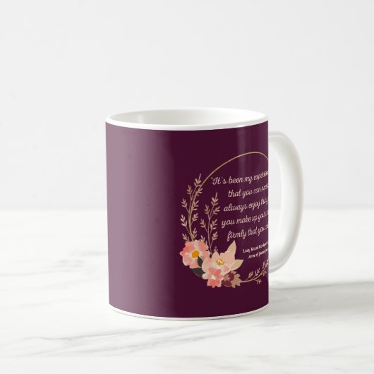 Anne of Green Gables Zitat I - Niedlicher Stil Kaffeetasse (VorderseiteRechts)