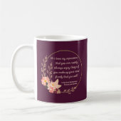 Anne of Green Gables Zitat I - Niedlicher Stil Kaffeetasse (Links)