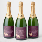 Anne of Green Gables Zitat I - Niedlicher Stil Schaumweinetikett (Flaschen)