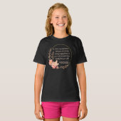 Anne of Green Gables Zitat I - Niedlicher Stil T-Shirt (Vorne ganz)