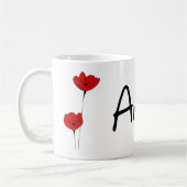 Anne Red Blume Kaffeetasse (Links)